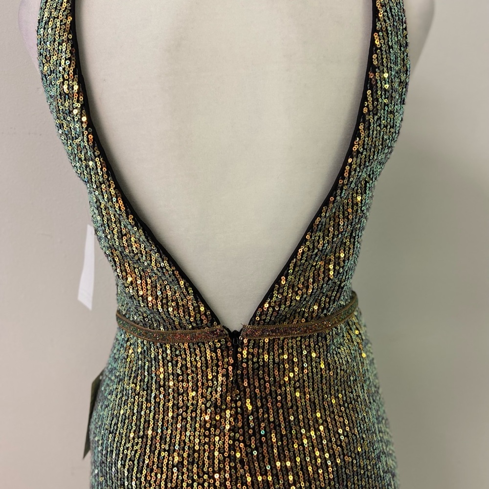 GLOW Dress Gunmetal Size 6 New With Tags - Picture 6 of 10